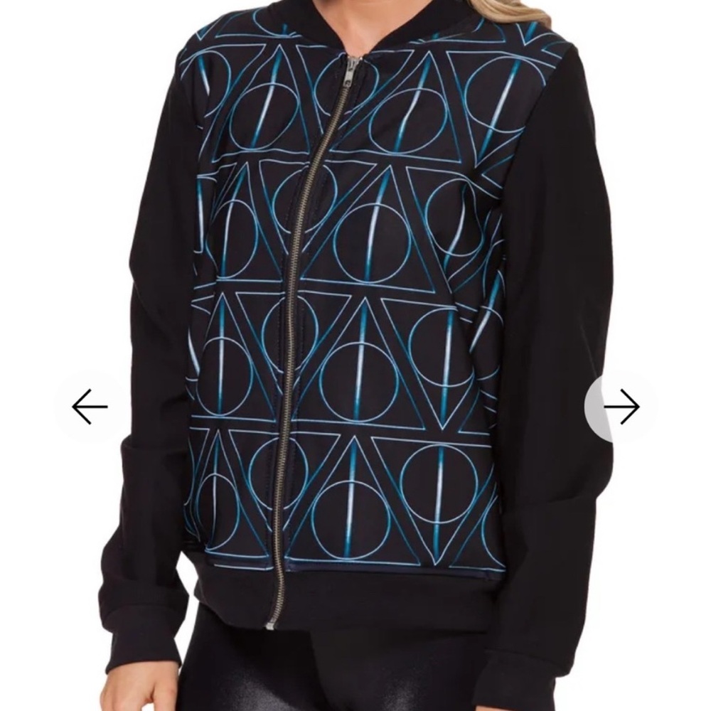 Blackmilk Harry Potter Deathly Hollows BF Bomber in Large